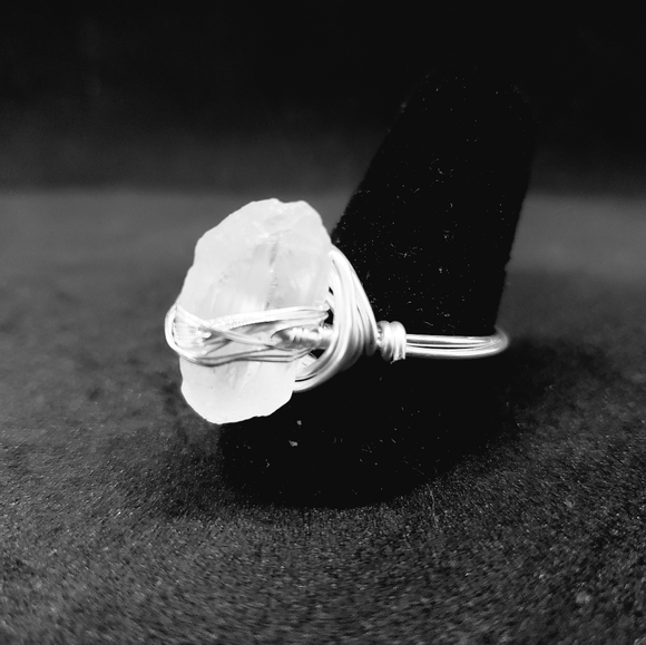 handemade Jewelry - Crystal Clear Quartz Sterling Silver Ring